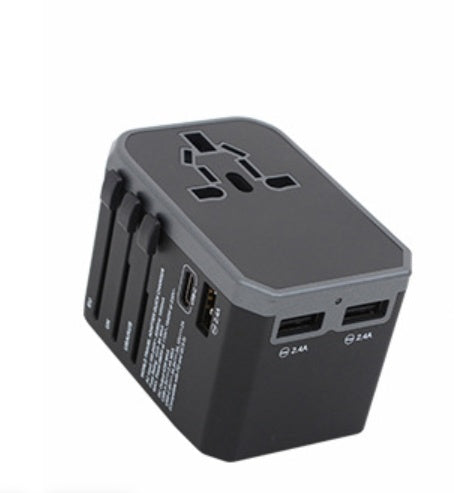 Port USB Travel Adapter with PD Fast Charging | Global Plug Converter