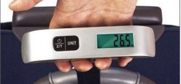 T-Shaped Portable Electronic Scale 50kg/10g with LCD Backlight & Temperature Display