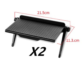 Adjustable Multi-Purpose TV & Monitor Top Shelf Organizer – Durable ABS Storage Rackhelf