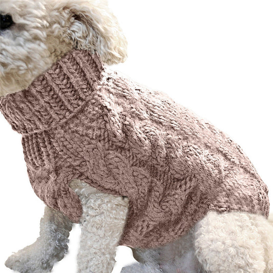 New Pet Sweater – Soft Acrylic Winter Knitwear for Dogs & Cats