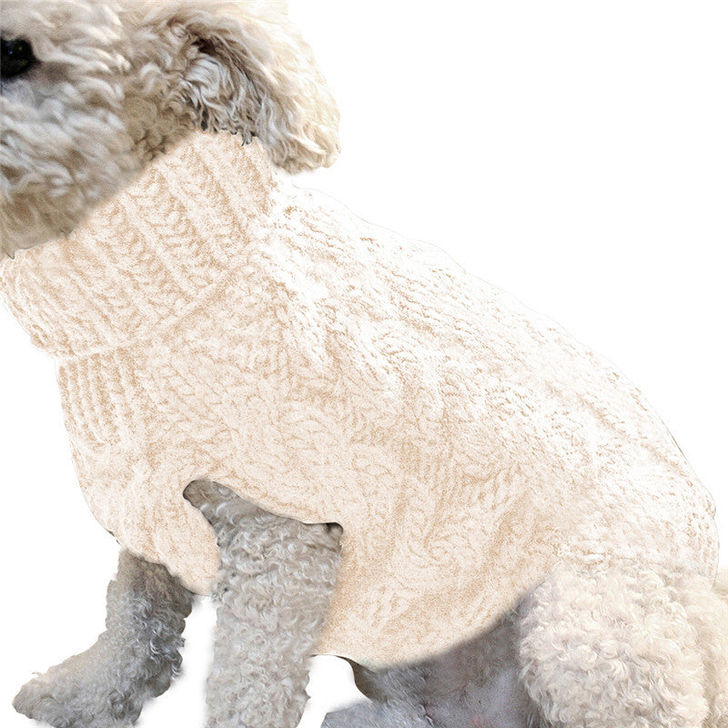 New Pet Sweater – Soft Acrylic Winter Knitwear for Dogs & Cats