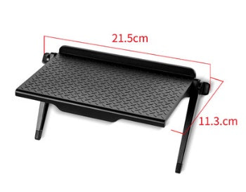Adjustable Multi-Purpose TV & Monitor Top Shelf Organizer – Durable ABS Storage Rackhelf