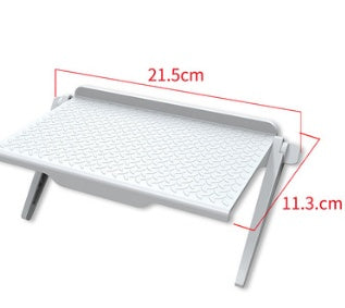 Adjustable Multi-Purpose TV & Monitor Top Shelf Organizer – Durable ABS Storage Rackhelf