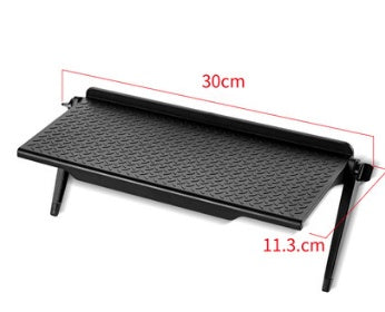 Adjustable Multi-Purpose TV & Monitor Top Shelf Organizer – Durable ABS Storage Rackhelf