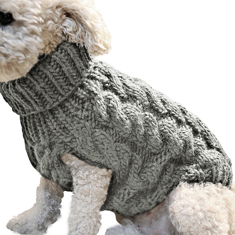 New Pet Sweater – Soft Acrylic Winter Knitwear for Dogs & Cats