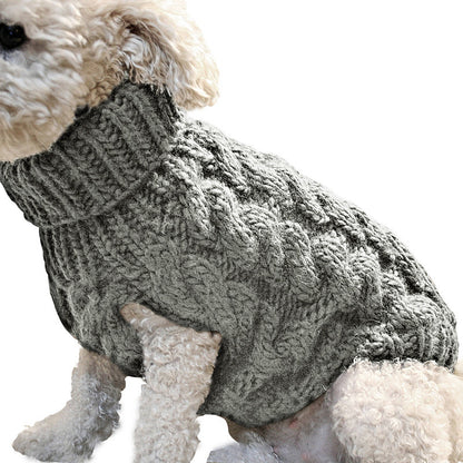 New Pet Sweater – Soft Acrylic Winter Knitwear for Dogs & Cats