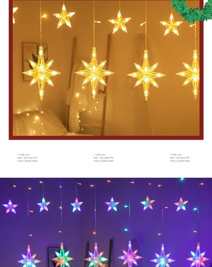 Weihnachts-Kombinations-Vorhanglampe, Zimmer-/Schlafzimmerbeleuchtungskette