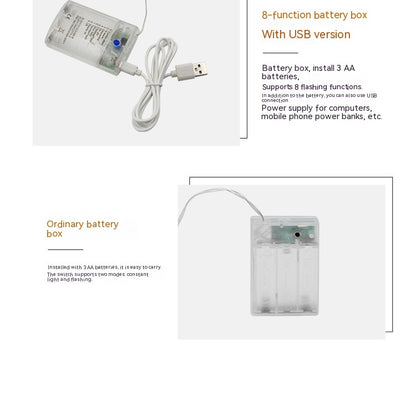 Weihnachts-Kombinations-Vorhanglampe, Zimmer-/Schlafzimmerbeleuchtungskette