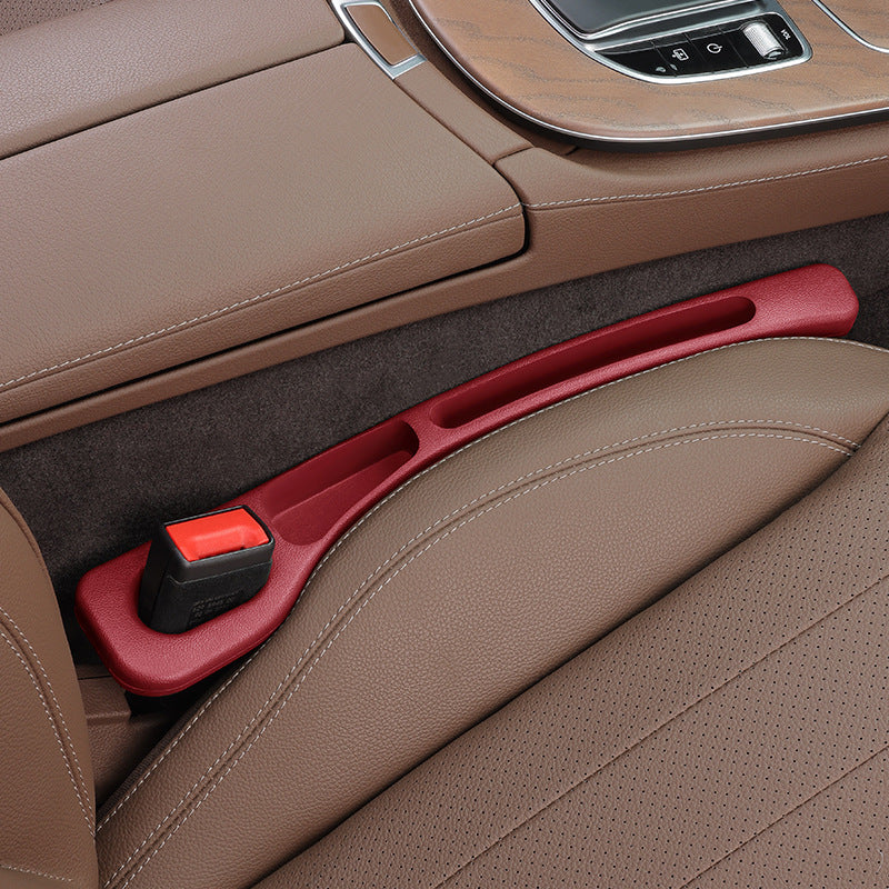 Luxury Genuine Leather Car Seat Gap Storage Box – Waterproof Organizer