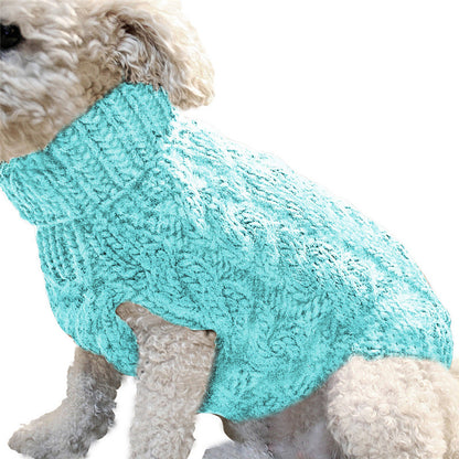 New Pet Sweater – Soft Acrylic Winter Knitwear for Dogs & Cats