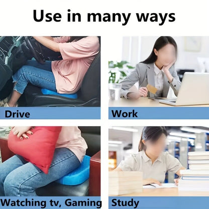 Atmungsaktives Gel-Sitzkissen in Wabenform, doppelt dick, rutschfest