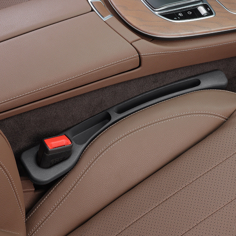 Luxury Genuine Leather Car Seat Gap Storage Box – Waterproof Organizer