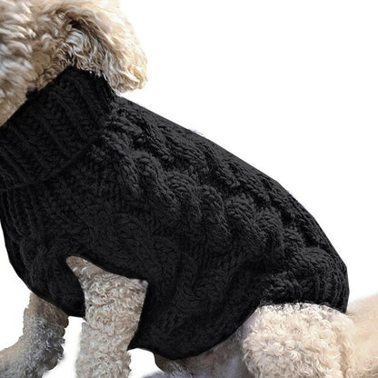 New Pet Sweater – Soft Acrylic Winter Knitwear for Dogs & Cats