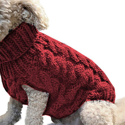 New Pet Sweater – Soft Acrylic Winter Knitwear for Dogs & Cats