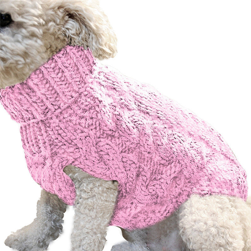 New Pet Sweater – Soft Acrylic Winter Knitwear for Dogs & Cats