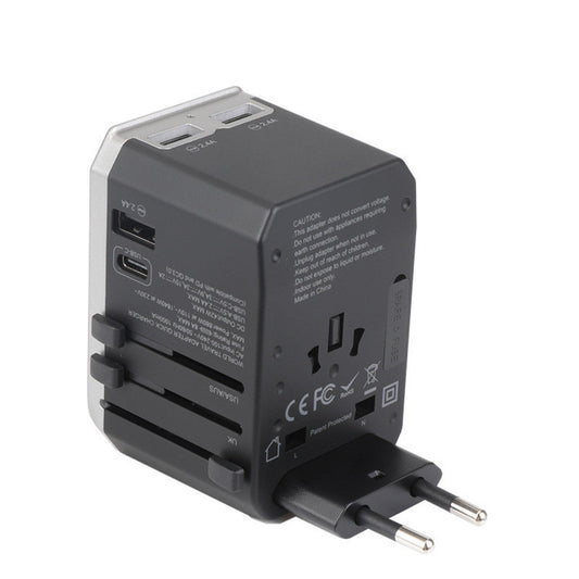 Port USB Travel Adapter with PD Fast Charging | Global Plug Converter
