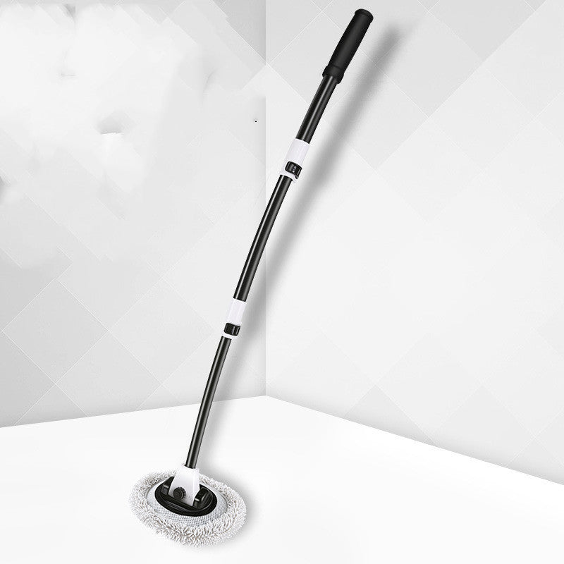 Chenille Telescopic Car Wash Mop – Flexible 90° Rotating Brush with Optional Replacement Head