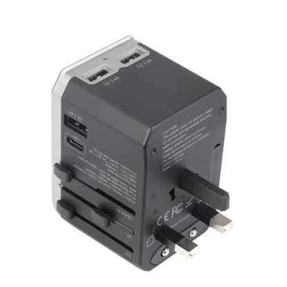 Port USB Travel Adapter with PD Fast Charging | Global Plug Converter