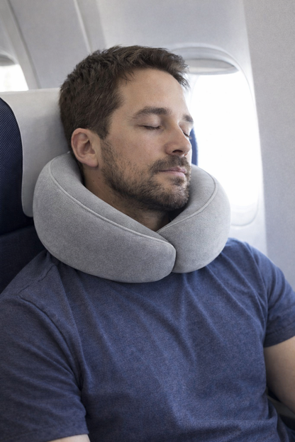 Adjustable Memory Foam Travel Neck Pillow – Full Neck Support for Better Sleep