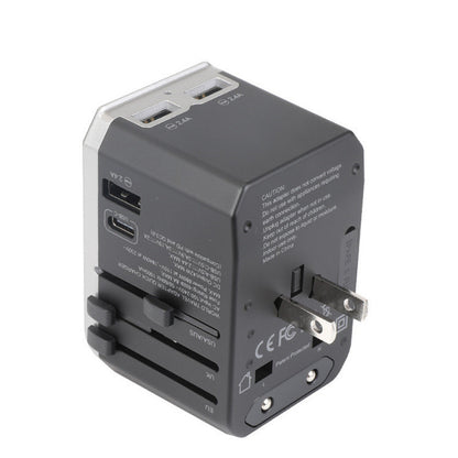 Port USB Travel Adapter with PD Fast Charging | Global Plug Converter