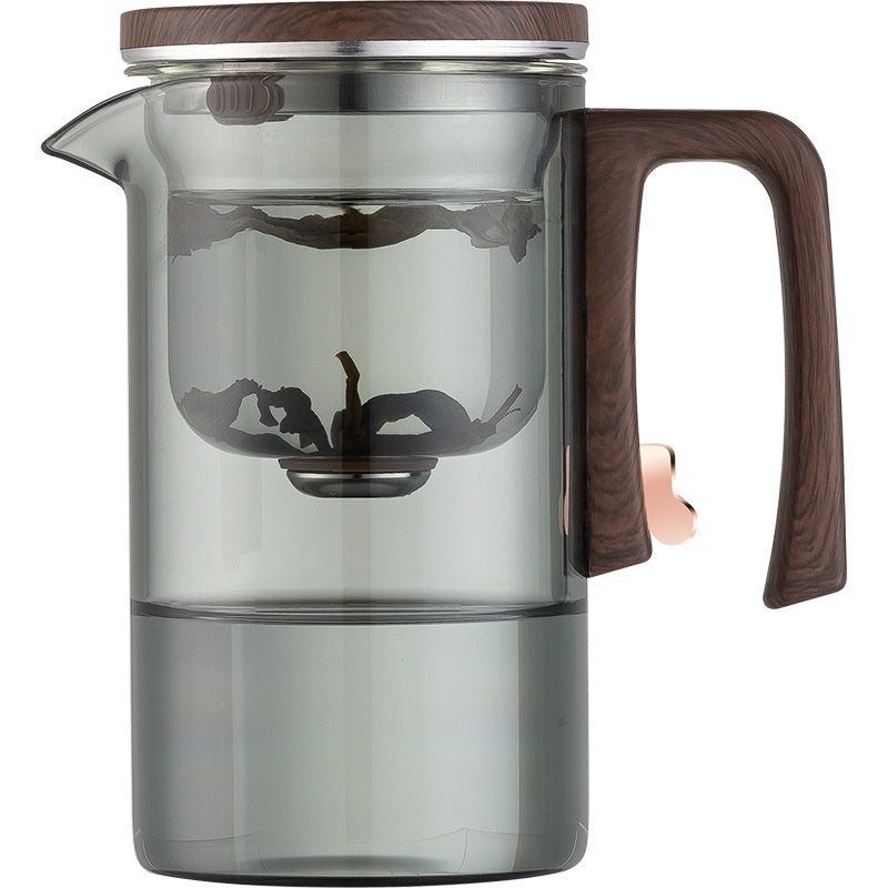 One‑Click Magnetic Filter Glass Teapot – Elegant Borosilicate Design (520ml / 720ml / 900ml)