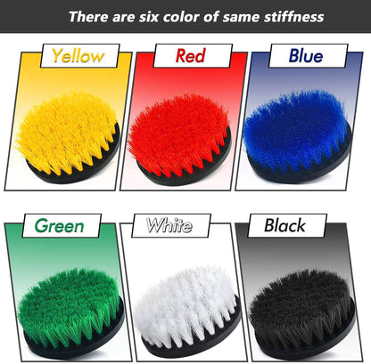 7-Piece Electric Drill Cleaning Brush Set – Multi-Purpose Scrubbing Heads