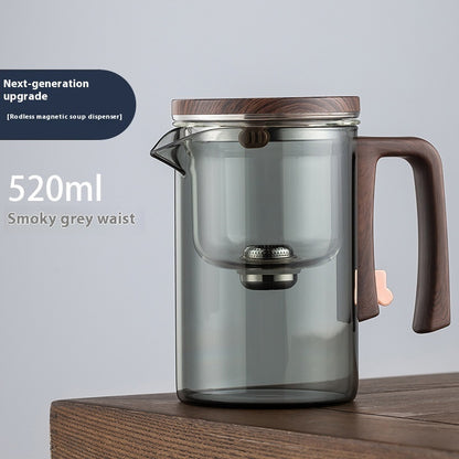 One‑Click Magnetic Filter Glass Teapot – Elegant Borosilicate Design (520ml / 720ml / 900ml)