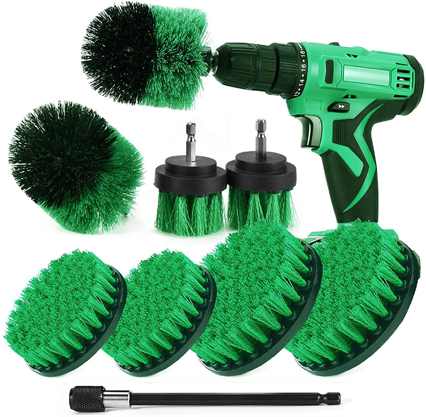 7-Piece Electric Drill Cleaning Brush Set – Multi-Purpose Scrubbing Heads
