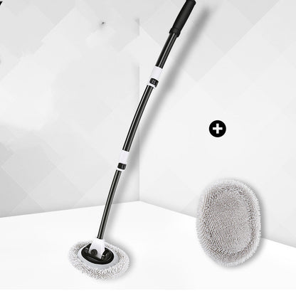 Chenille Telescopic Car Wash Mop – Flexible 90° Rotating Brush with Optional Replacement Head