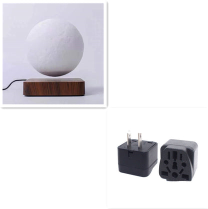 Magnetic Levitation 3D Moon Lamp – Floating Night Light with Wooden Base