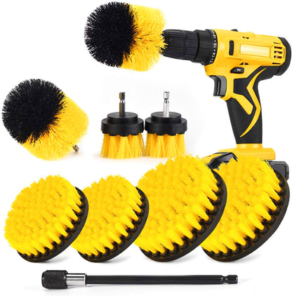 7-Piece Electric Drill Cleaning Brush Set – Multi-Purpose Scrubbing Heads