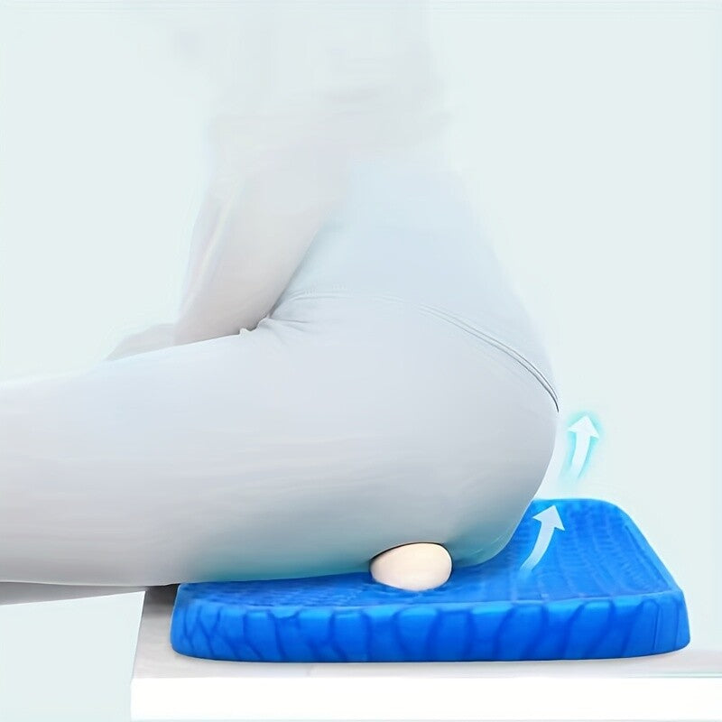 Atmungsaktives Gel-Sitzkissen in Wabenform, doppelt dick, rutschfest